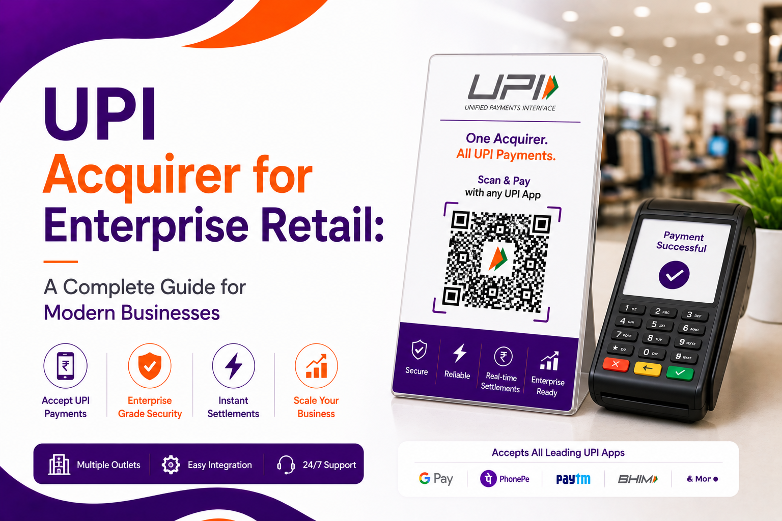 UPI Acquirer for Enterprise Retail: A Complete Guide for Modern Businesses
