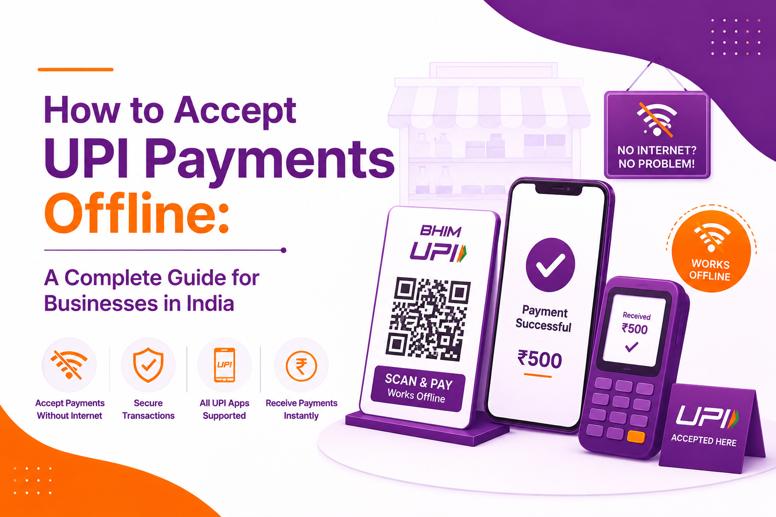 How to Accept UPI Payments Offline: A Complete Guide for Businesses in India